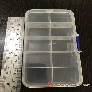 باکس نظم دهنده ۱۰ خانه برای نگهداری منجوق، قفل، حلقه اتصال، آویز و ابزارهای ساخت زیورآلات