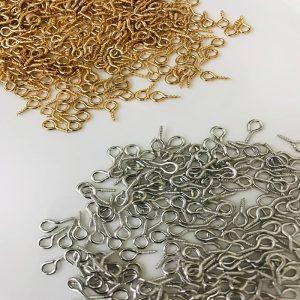 پیچ عصایی طلایی و نقره‌ای