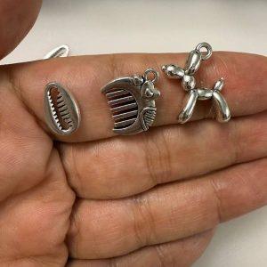 خرجکار نقره‌ای | مدل‌های سگ بادکنکی، شانه و صدف