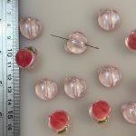 مهره طرح کریستالی هلو - تصویر 2
