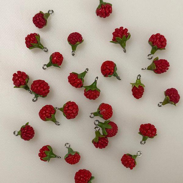 آویز تمشک خمیری فانتزی برای ساخت زیورآلات پینترستی و دست ساز