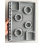 صفحه طراحی دستبند با جنس پلاستیکی و روکش مخمل