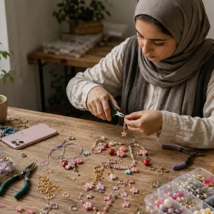 آموزش ساخت دستبند پینترستی برای فروش